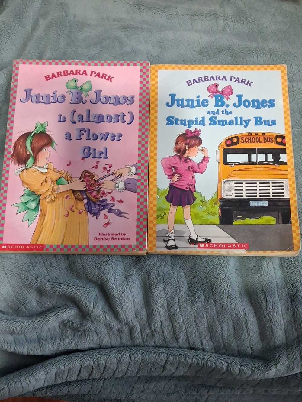 Scholastic Junie B. Jones Book Pair - Pink & Yellow Covers
